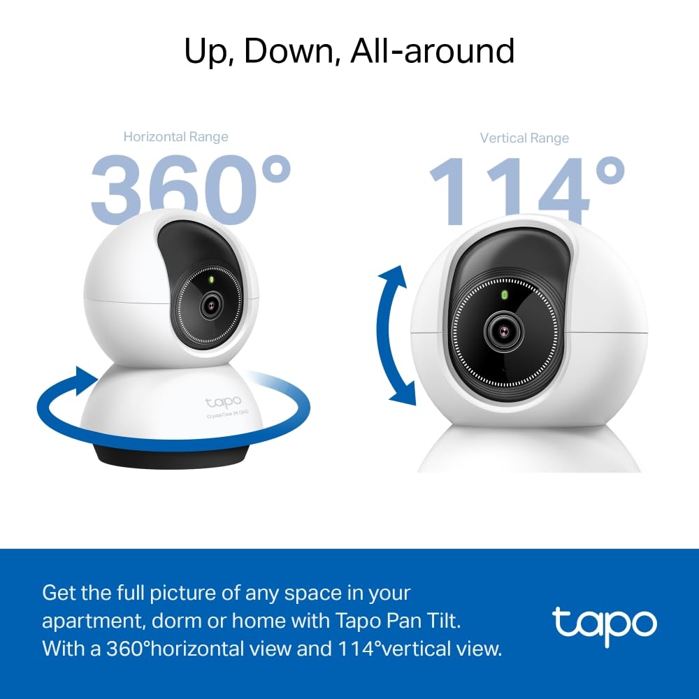 Tapo C200 Full HD Pan/Tilt Indoor Security Camera Pet Camera House Security