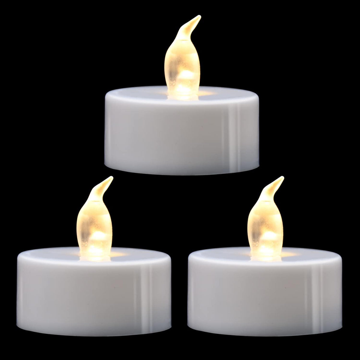 24 Pack LED Tea Lights, Warm White Light, for Decoration