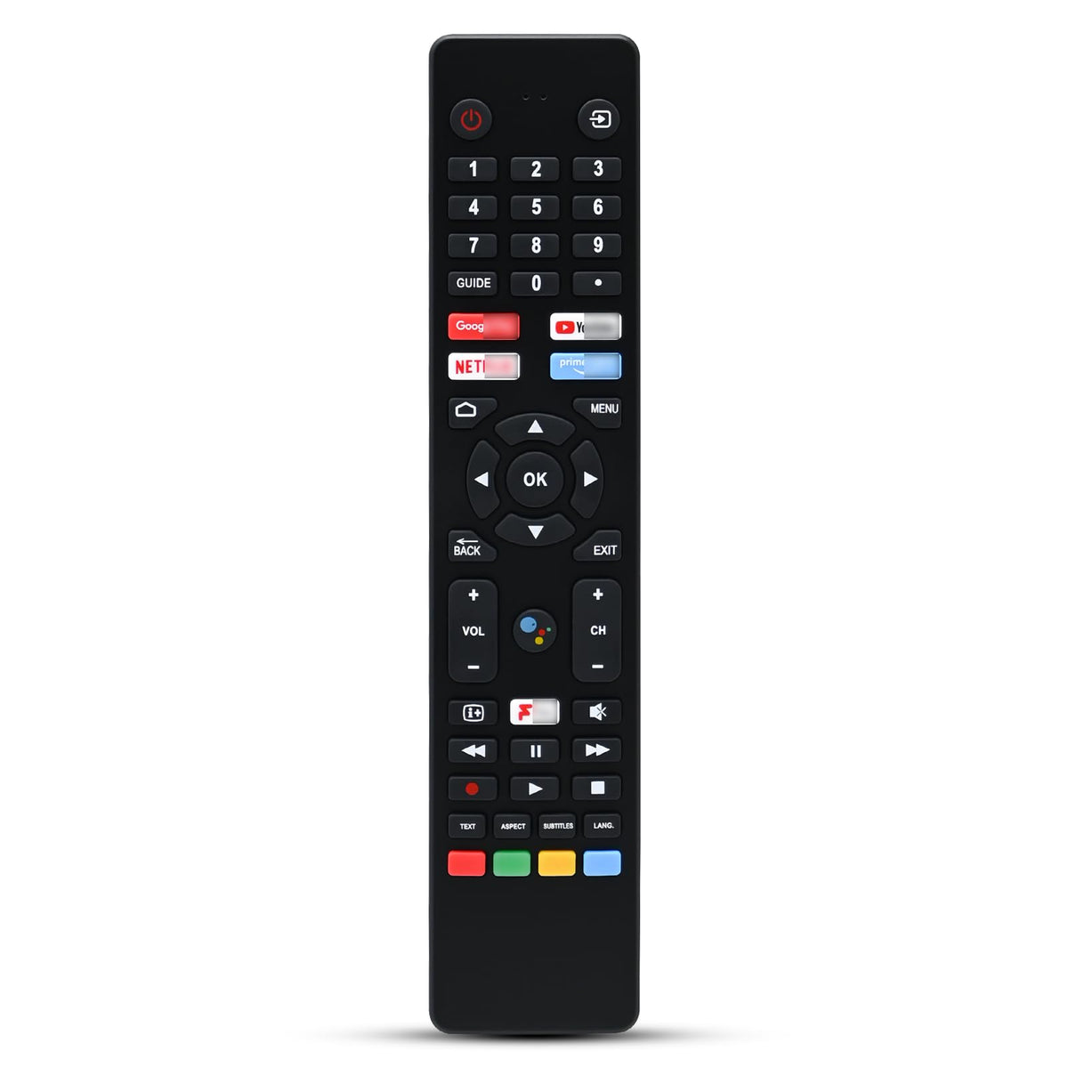Hisense TV Remote Control, Universal Remote Control Replacement for Hisense VIDAA 4K UHD Smart TV with 12 Shortcut Buttons, No Setup Required