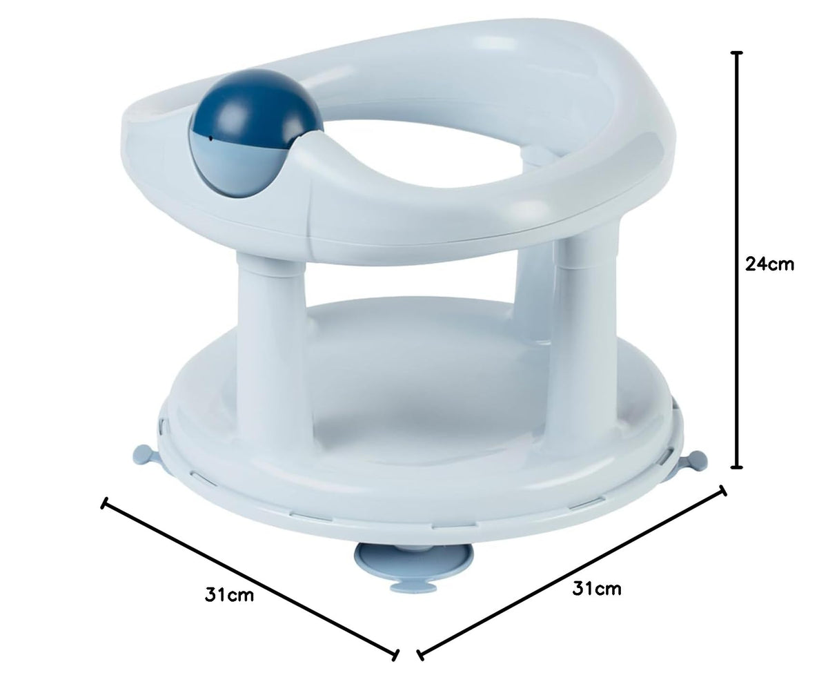 Bebeconfort Playful Swivel Baby Bath Seat, 0–10 kg, Blue