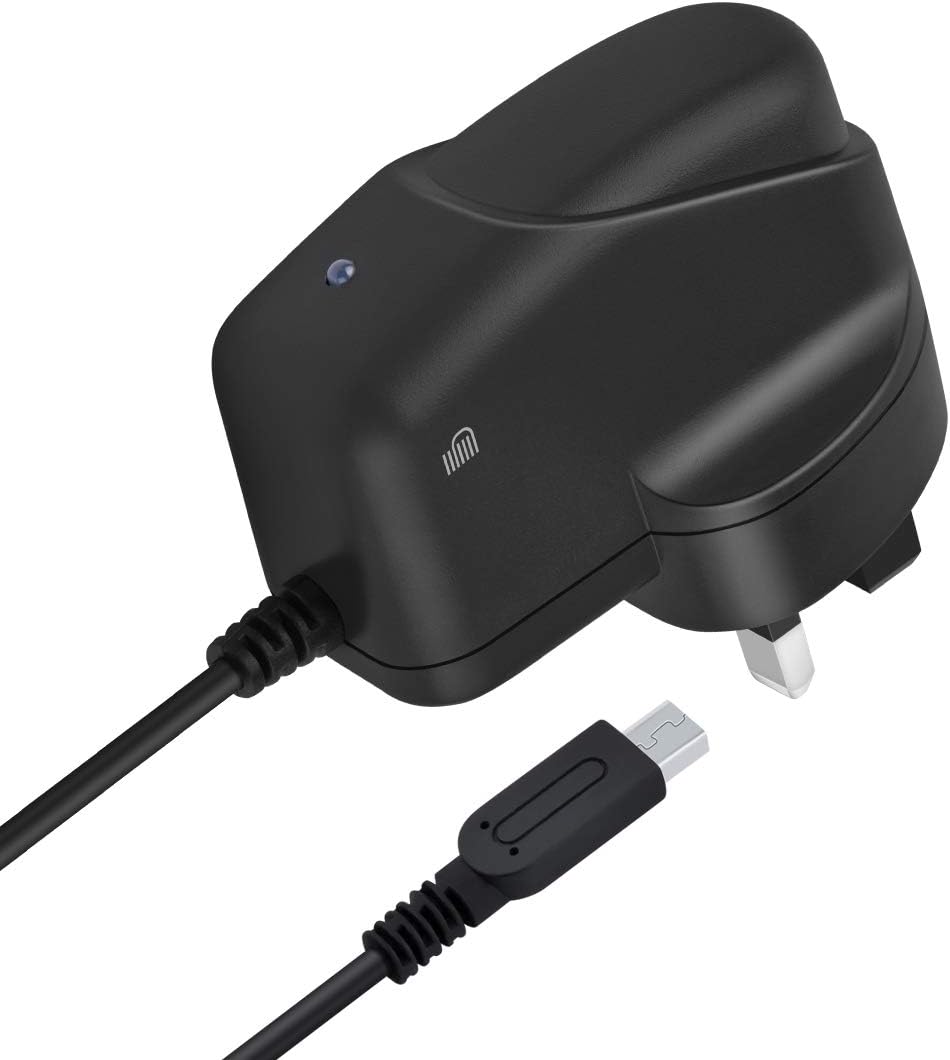 AMEEGO UK Wall Charger AC Power Adapter for Nintendo 3DS / 3DS XL / 2DS / DSi/DSi XL/New 3DS / New 3DS XL/New 2DS XL, 100-240V, Output 5V 1A