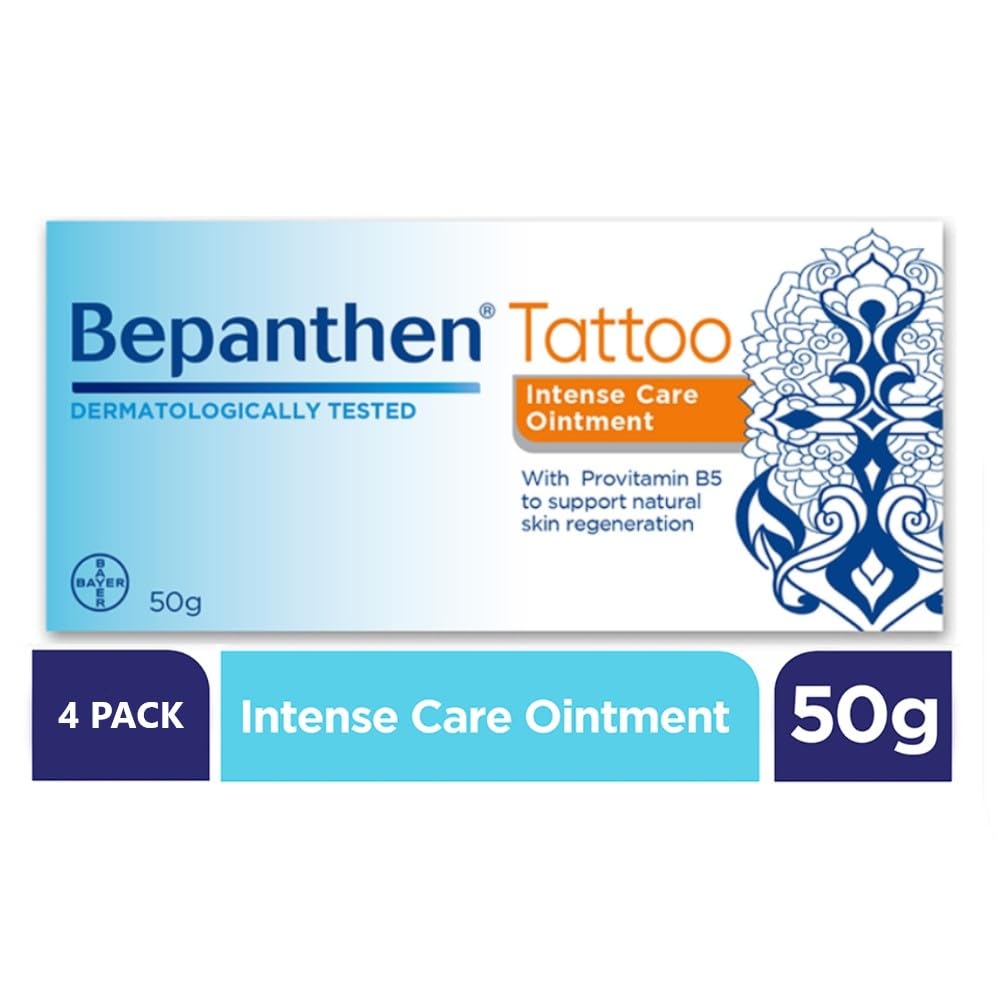 Bepanthen Tattoo Intense Care Ointment, Formulated with Provitamin B5, 50g