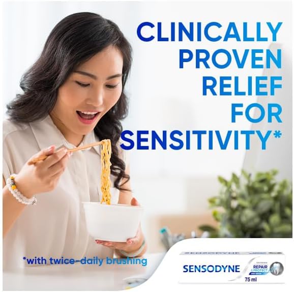 Sensodyne Repair and Protect Whitening Toothpaste for Sensitive Teeth 75 ml