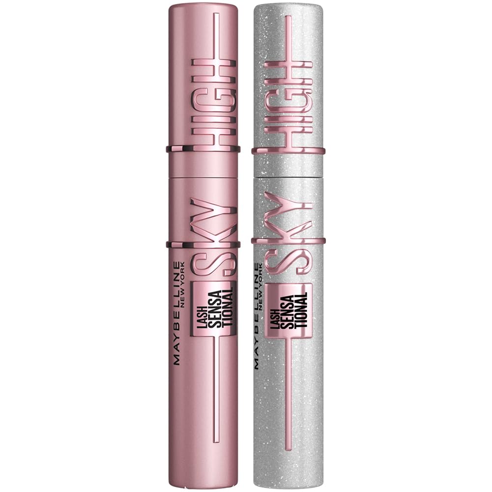 Maybelline Mascara, Lash Sensational Sky High Volumizing Thickening, Black