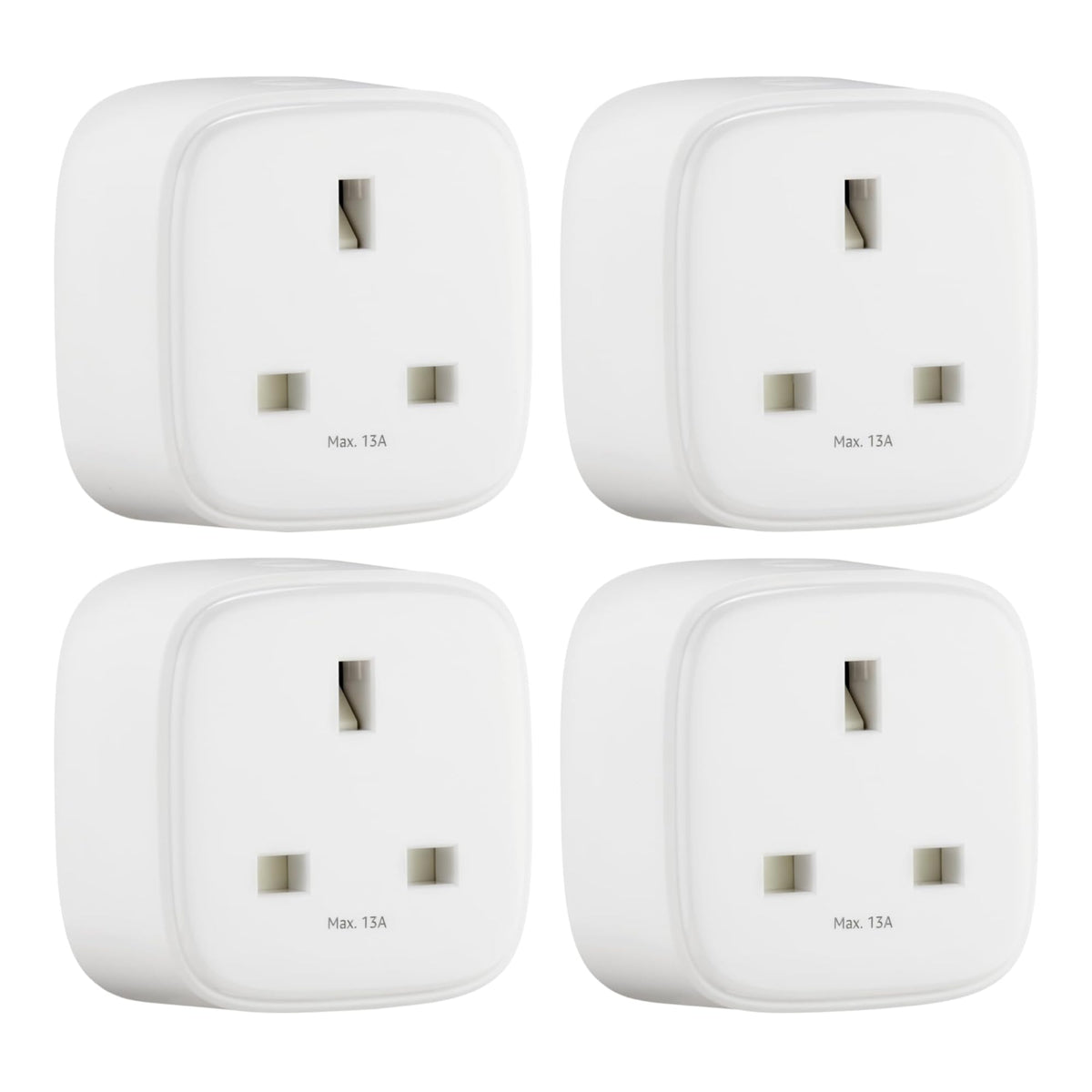 Amazon Basics Single Outlet Indoor Wi-Fi Smart Plug, works with Alexa only, 1 Pack, White, UK