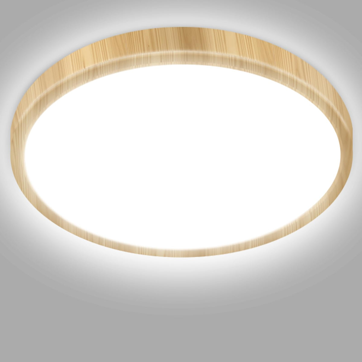 hepside Bathroom Light, 3000K/4000K/6500K 3 Color Temperature LED Ceiling Light, 15W 1500LM, Waterproof, Round, Small, Modern, Flush Ceiling Light for Bathroom, Kitchen, Bedroom, Black