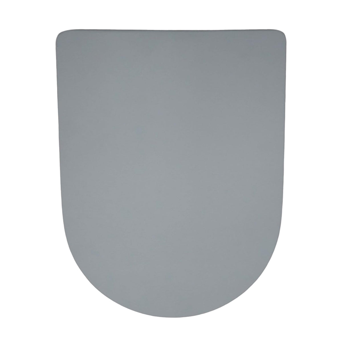 AQUALONA® Premium Thermoplastic Toilet Seat Soft Close Hardwearing Seat with Two Button Hinge Release D Shaped Easy to Clean Simple Installation Top and Bottom Fittings (White - D Shape)