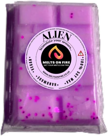 Wax Melts Scented Handmade Snap Bars, 4 Pack Alien, Angel, Black Opium, Lady Millionairess Scented Soy Wax Melts Vegan Aromatherapy (Perfume1)