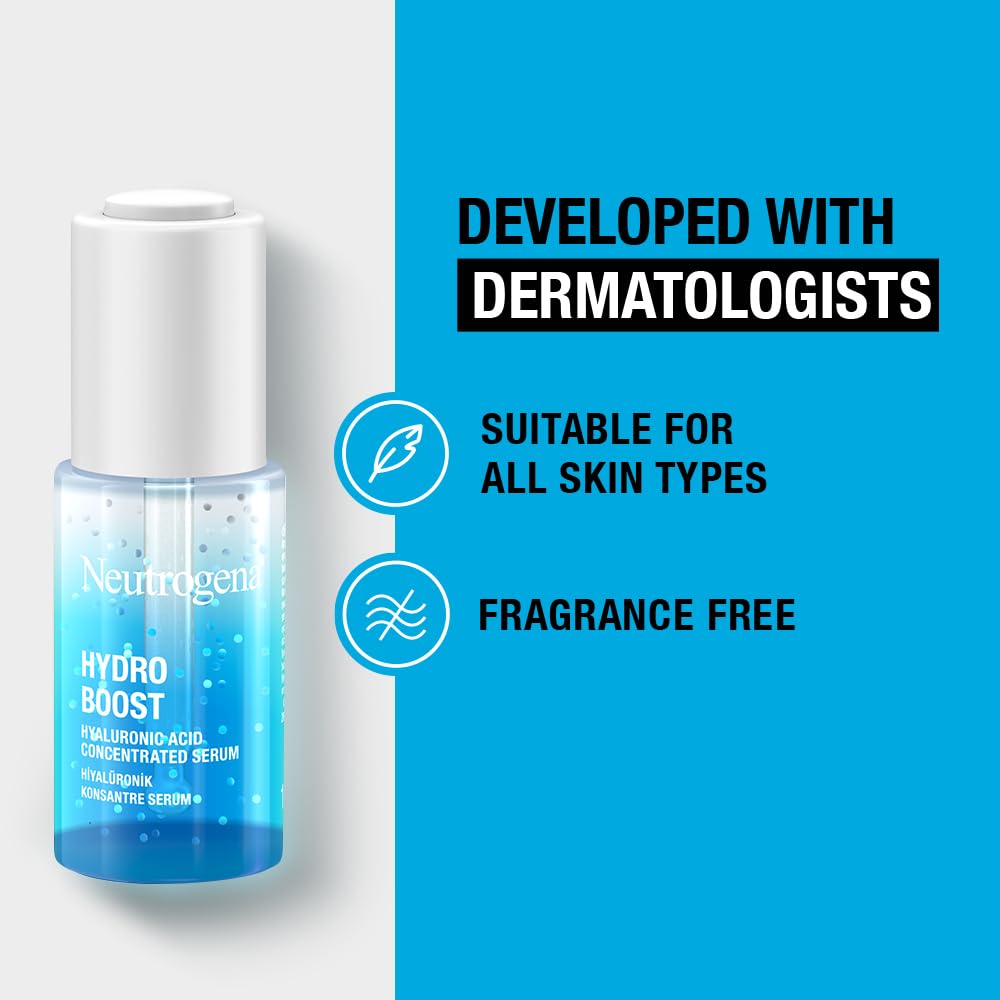 Neutrogena Hydro Boost Water Gel (1x 50ml), Oil-Free Face Cream with Hyaluronic Acid, Amino Acids and Electrolytes, Lightweight Face Care with 72 Hour Hydration, For Acne-Prone and Sensitive Skin