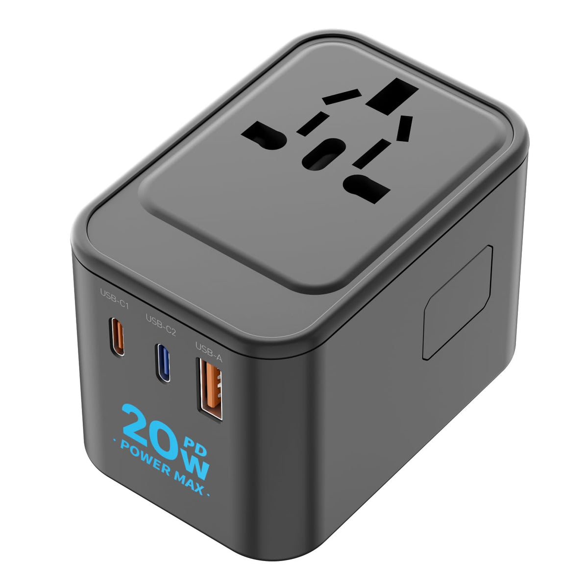 Universal Travel Adapter for International Travel - EU UK US AU JP