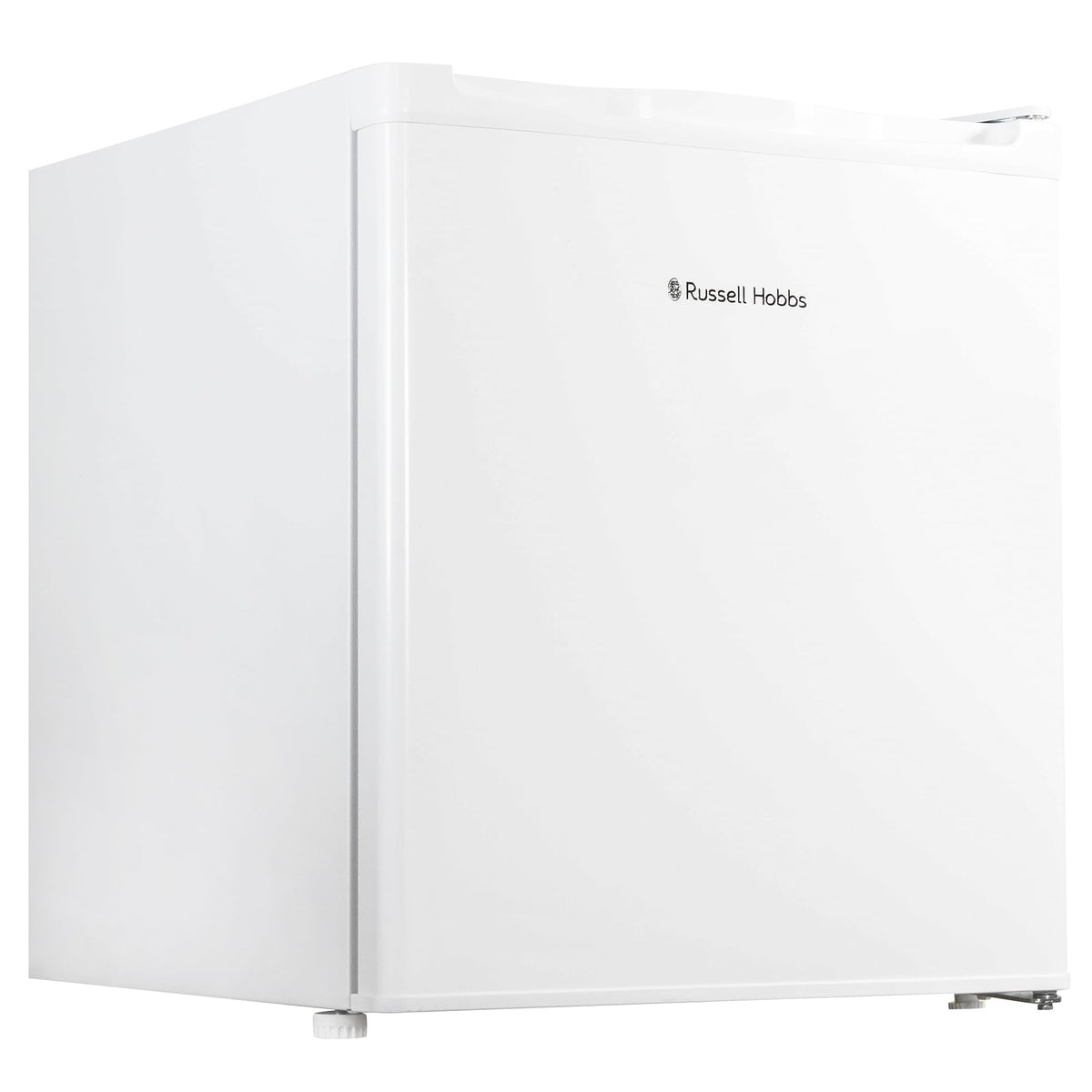Russell Hobbs Table Top Larder Mini Fridge 66L Capacity, Reversible Door & Adjustable Feet, 0 to 8 Degrees Manual Temperature Control, Silver RH67TTLF0E1SS