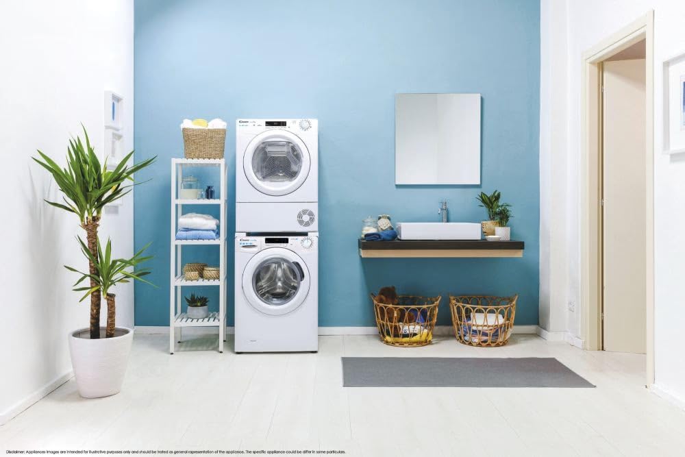Candy CSOEC10TE 10kg Condenser Tumble Dryer, Sensor Dry, EasyCase, WiFi, White