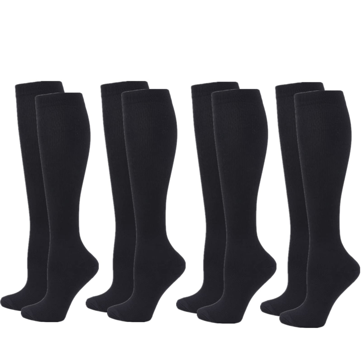 Compression Socks for Women Men, 2/3/4/6 Pairs 20-25mmHg Knee High Socks Compression Stockings for Sport, Athletic, Edema, Diabetic, Varicose Veins, Travel, Pregnancy, Nursing
