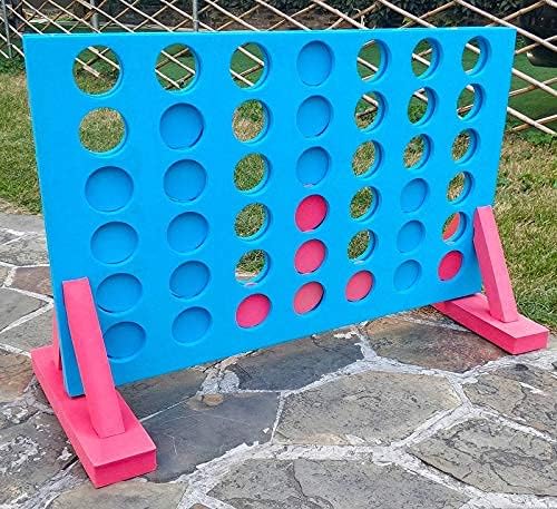 Unibos Giant Four in A Row Garden Outdoor Game Childrens Kids Adult Family Fun Toy Pub Game