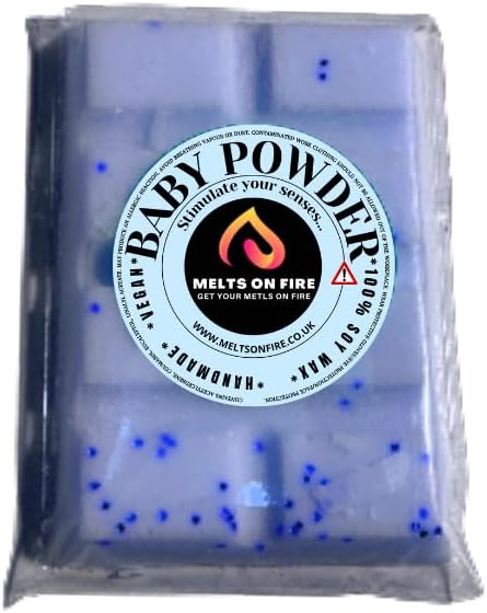 Wax Melts Scented Handmade Snap Bars, 4 Pack Baby Powder, Fresh Linen, Fluffy Towels, Spring Awakening Scented Soy Wax Melts Vegan Aromatherapy (Fresh)