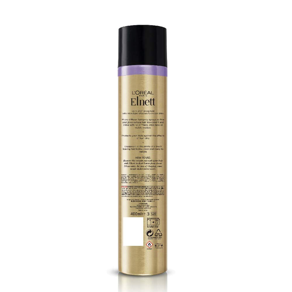 L'Oreal Paris Hair Spray Elnett Extra Strong Hold natural Shine 200 ml