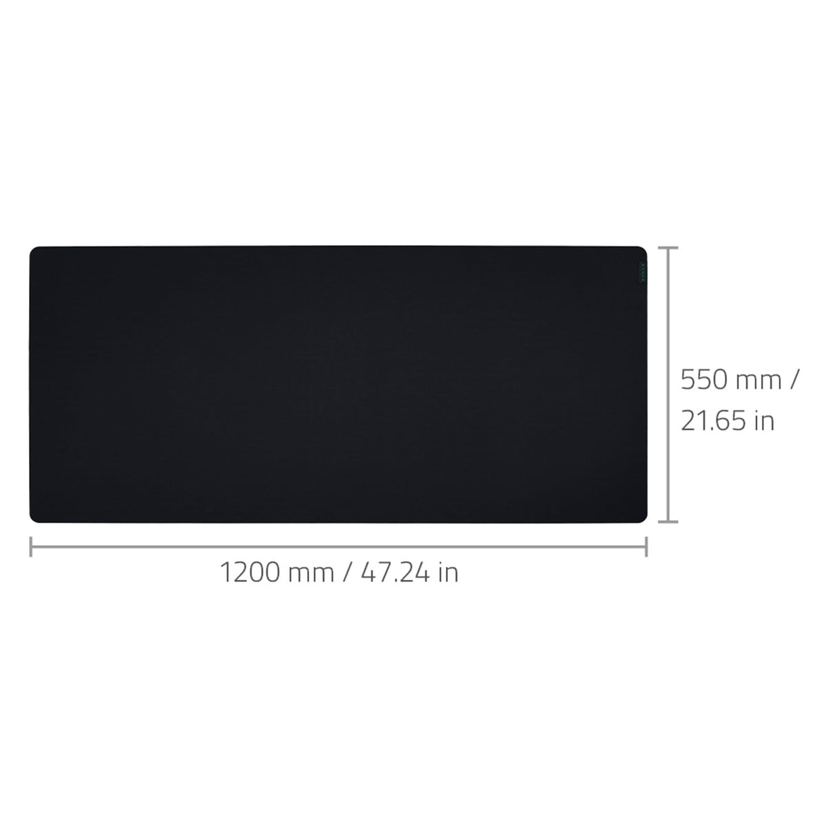 Razer Gigantus V2 Large - Soft Large Gaming Mouse Mat for Speed and Control (Non-Slip Rubber, Textured Micro-Weave Cloth, 45 x 40 x 0.3cm) Black