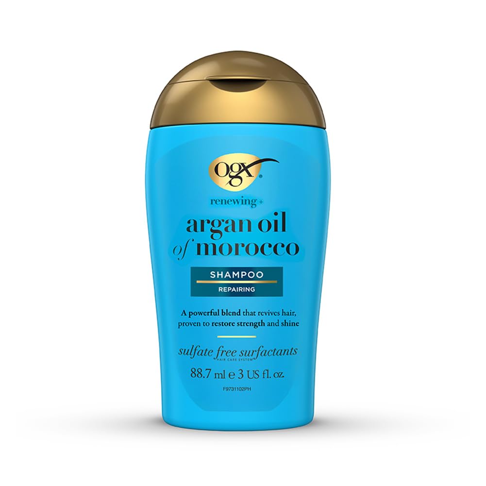 OGX Argan Oil of Morocco Sulfate Free Shampoo for Dry Hair, 385ml (Pack of 3)