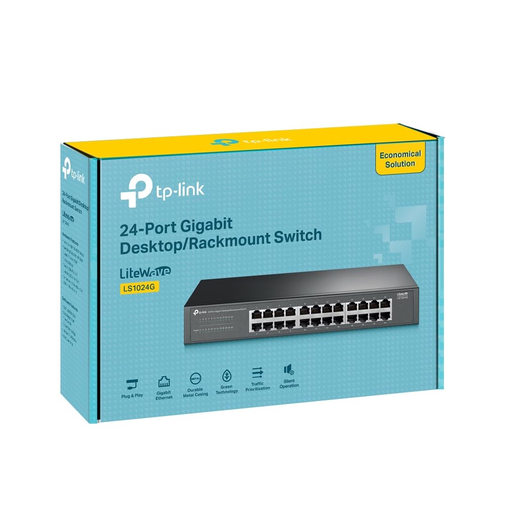 TP-Link EH210 Ethernet Splitter, 1 to 2 Gigabit Network Switch