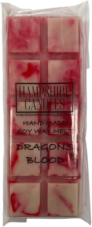 Dragons Blood Wax Melts | Strong Scented | Soy Wax | Handmade Snap Bar | (1 Bar)