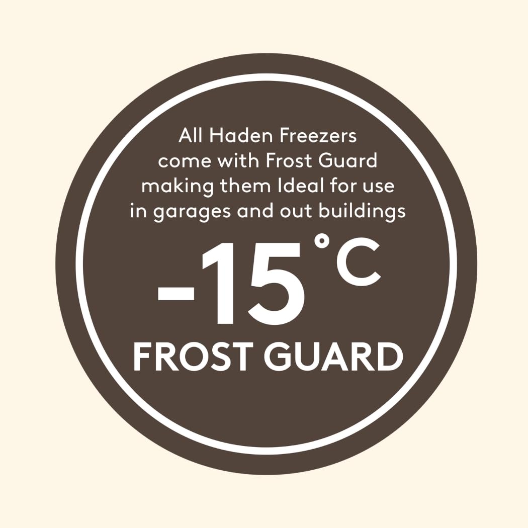 HADEN Tall Freezer 143cm 168L Manual defrost control Grey