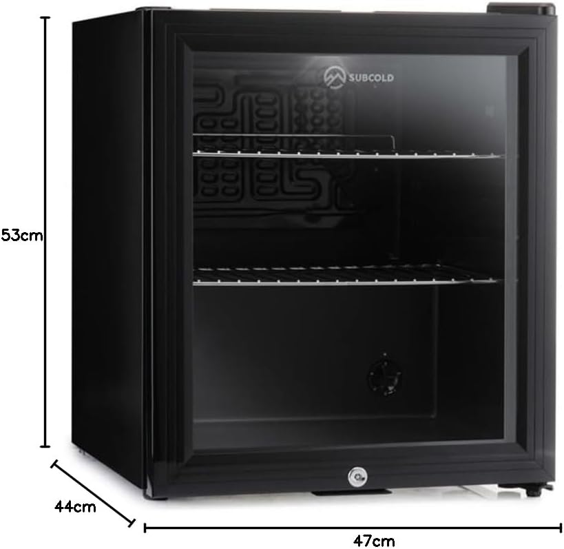 Subcold Super50 LED Beer Fridge | 55 Cans | 3-18°C | Glass Door