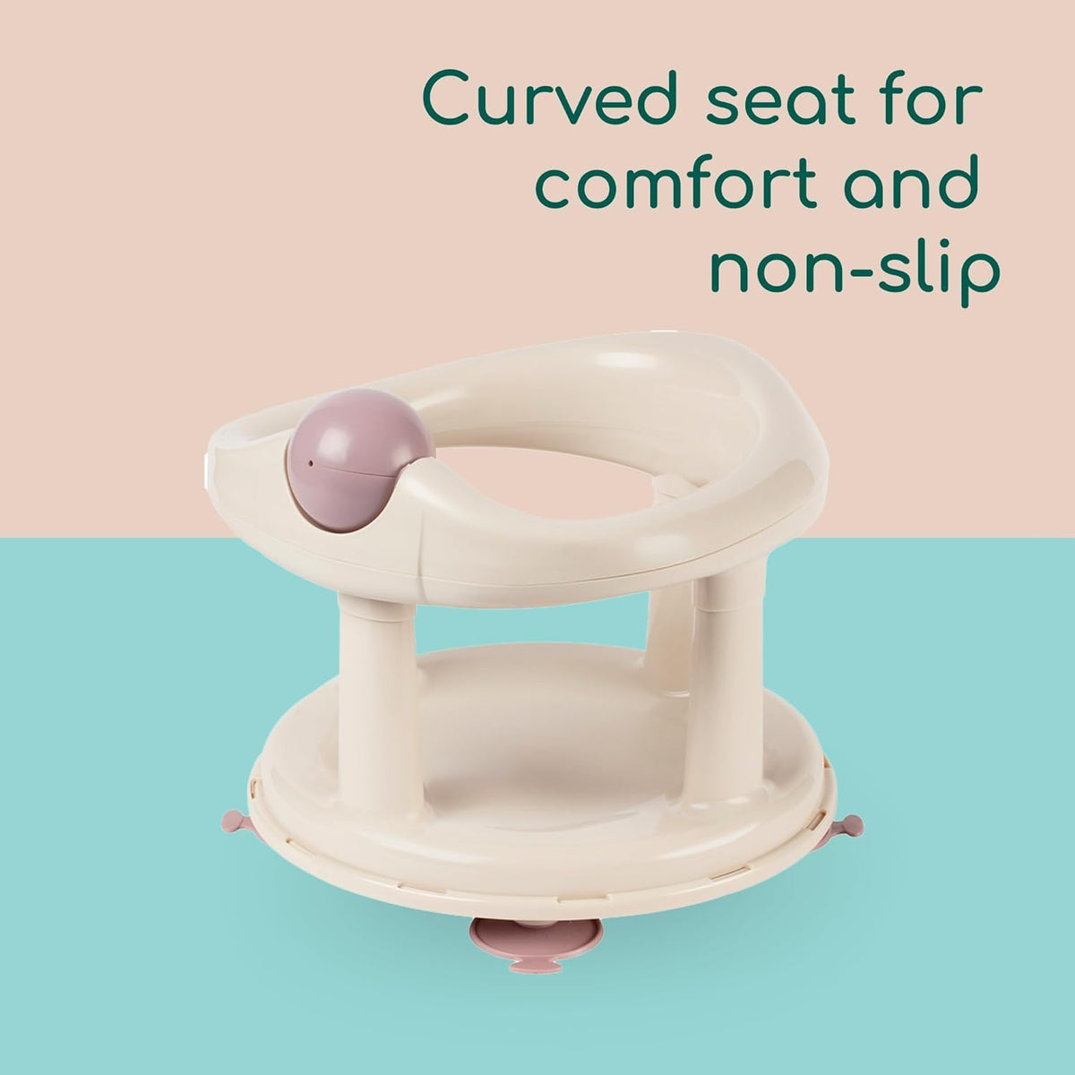 Bebeconfort Playful Swivel Baby Bath Seat, 0–10 kg, Blue