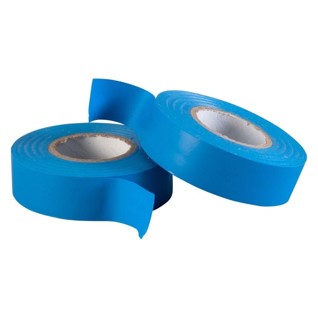 Gocableties Grey Electrical Tape, 19mm x 20m, Strong Self-Adhesive PVC Insulation Tape for Insulating, Repairing and Protecting Electrical Wires, 2 Rolls