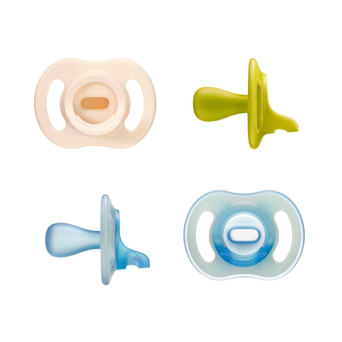 Tommee Tippee Ultra-Light StayPut Night Glow Dummy 6-18m Pack of 2