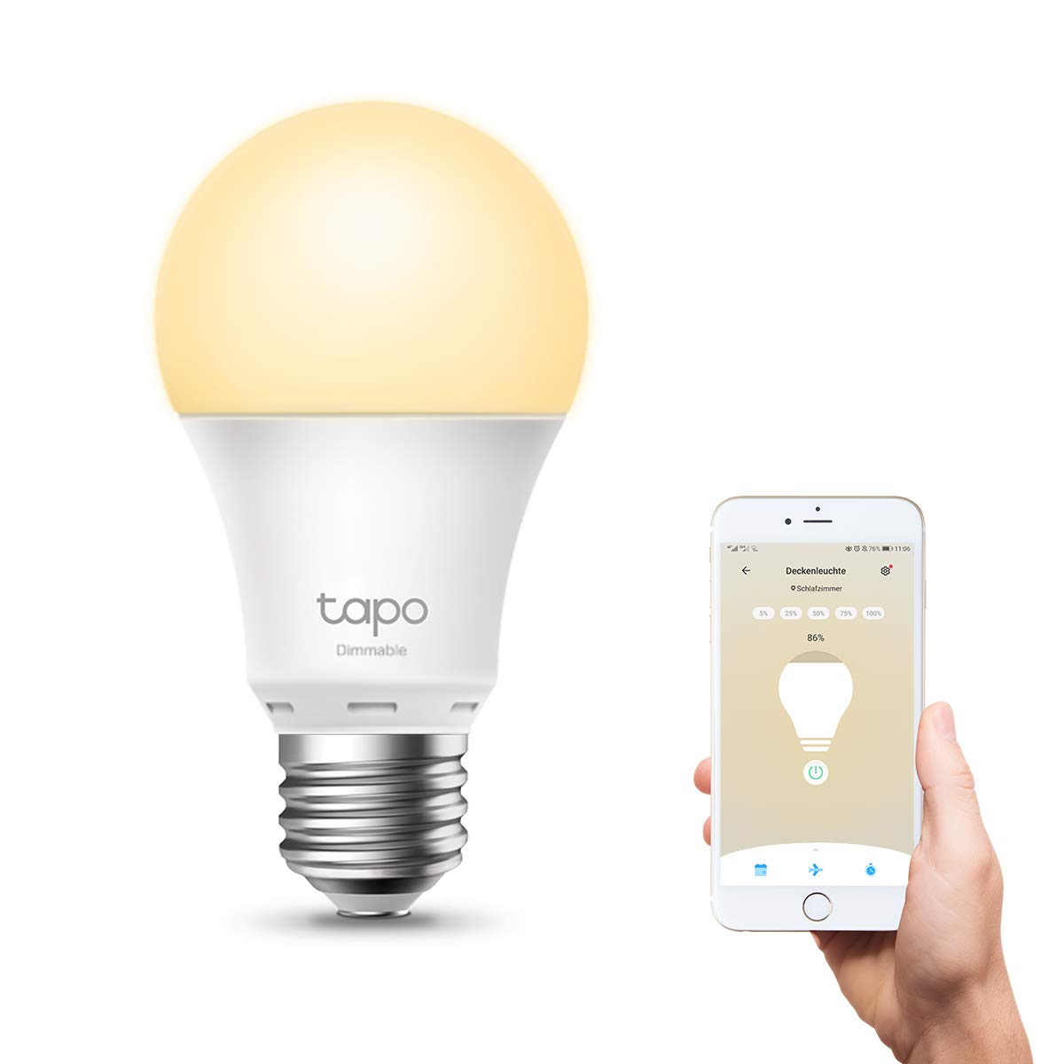 Tapo L430C(2-Pack) E14 Smart Bulb Candle Multicolour LED Light Bulb