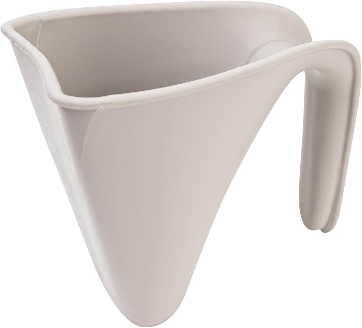Shnuggle Baby Bath Rinse Cup, Soft Rim Shampoo Rinser and Hair Wash Jug, No Tears Design for Newborn and Toddler Bath Time, Easy Grip Handle, Gentle Washing Accessory, Suitable from Birth. Taupe.