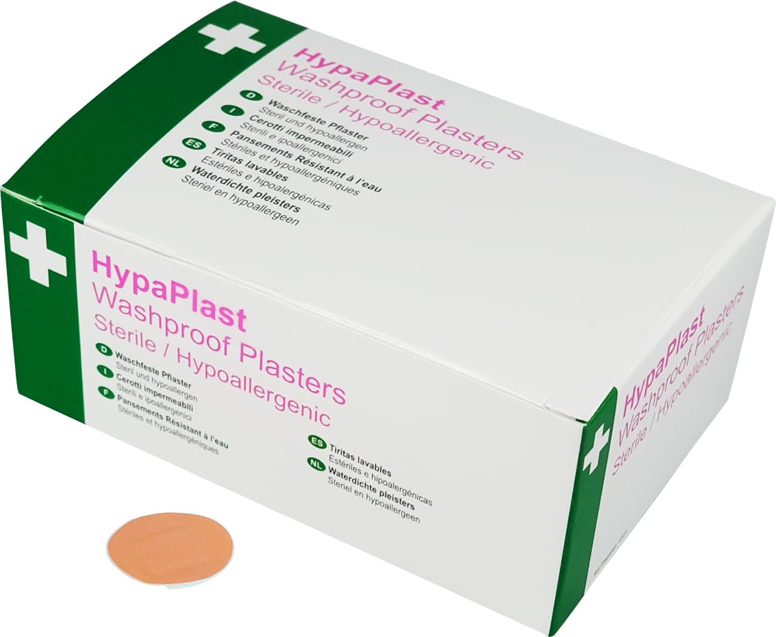 Safety First Aid Group HypaPlast Pink Washproof Plasters, 7.2 x 2.5 cm (Pack of 100)