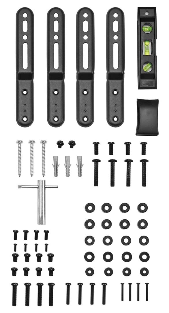 Amazon Basics TV Wall Mount, Full Motion Swivelling Tilting TV Bracket for 12-40 Inch Flat and Curved TV or Monitor up to 36 kg, Max VESA 200x200 mm, Black