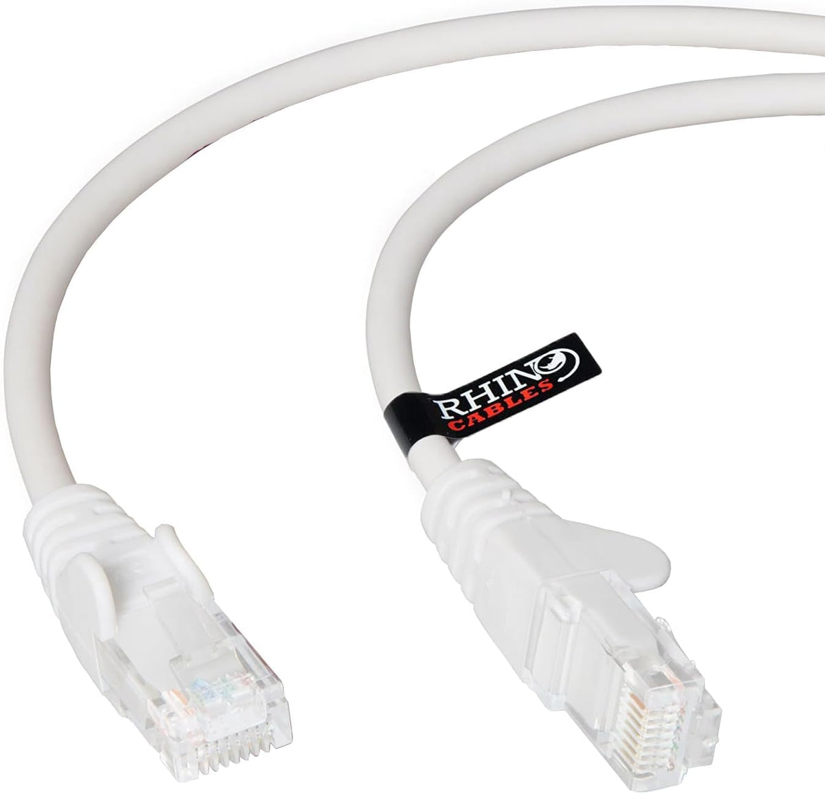 rhinocables CAT 5e Ethernet Cable, RJ45 Network Lead (3m, Black)