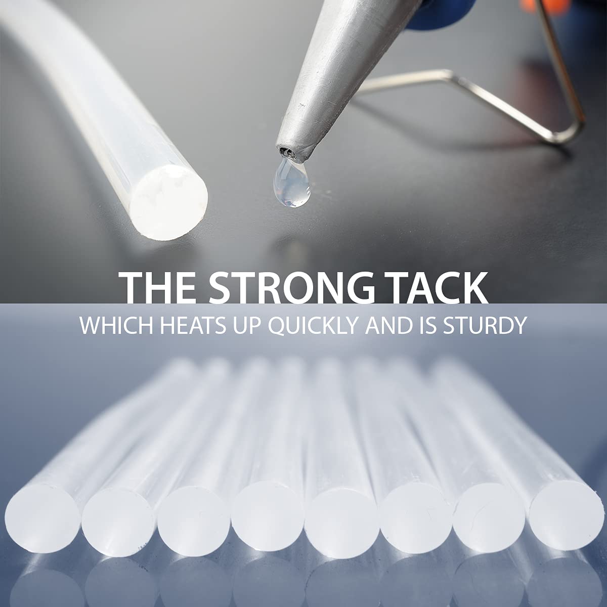 ANSIO Hot Glue Sticks for Hot Glue Gun, SGS Approved, 100 pcs - 7mm x 100mm