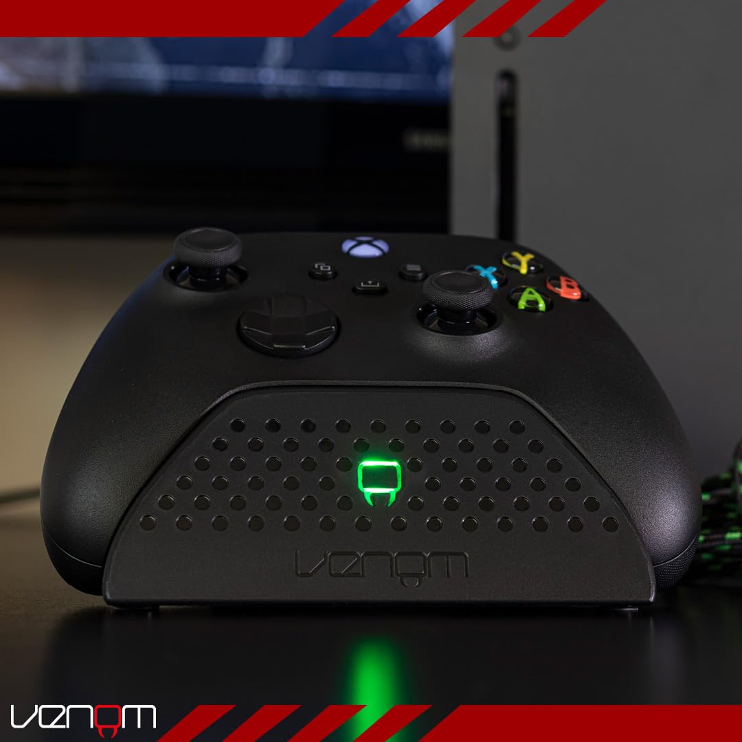 Venom Replacement Battery Packs for Xbox Charging Dock - White (Xbox Series X & S/Xbox One)