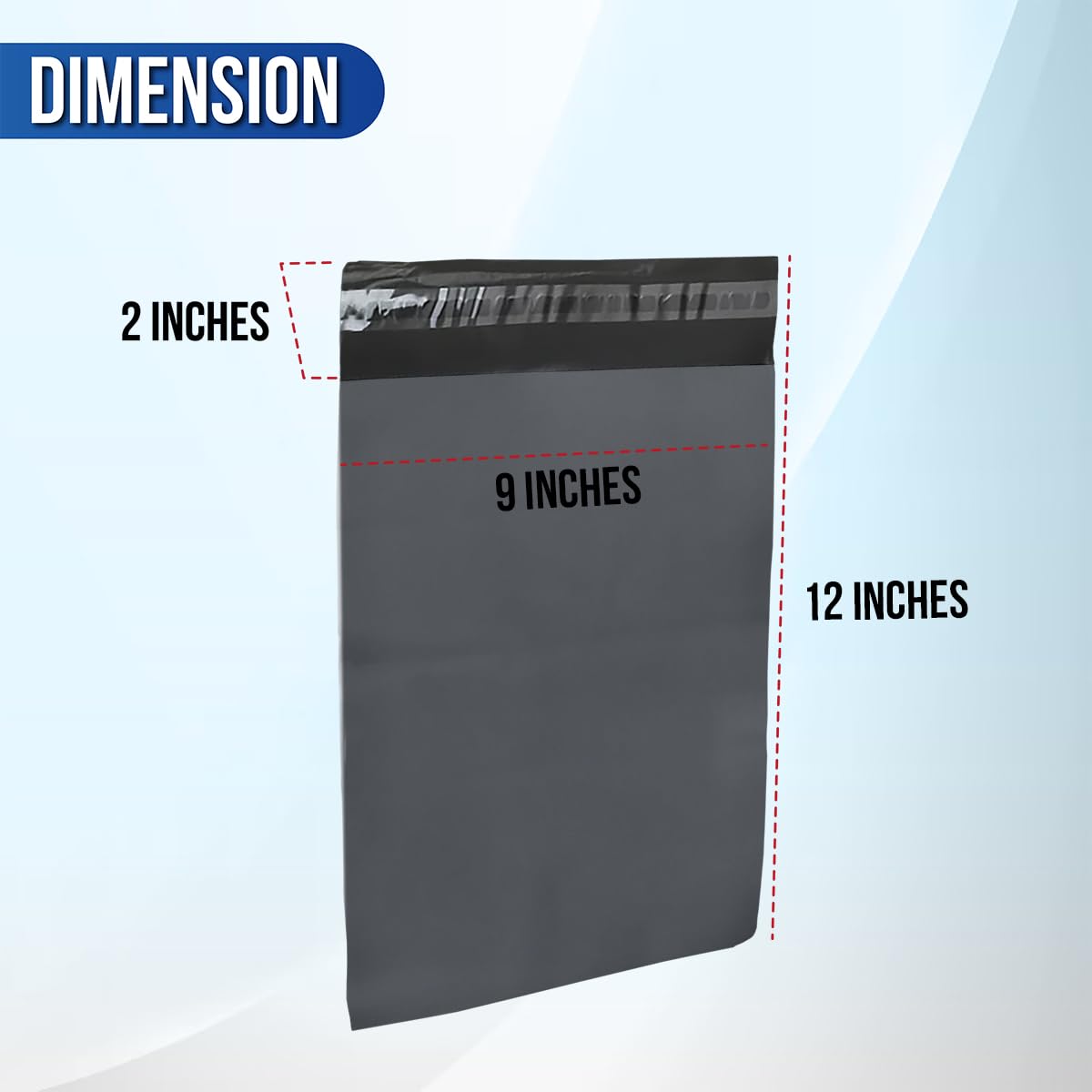 50 Grey Parcel Bags 10" x 14" Self Seal Postage Bag 254mm x 356mm Eco-Friendly Plastic Packaging Delivery Bags A4 Letter Mailing Bag Strong Waterproof Poly Mailers