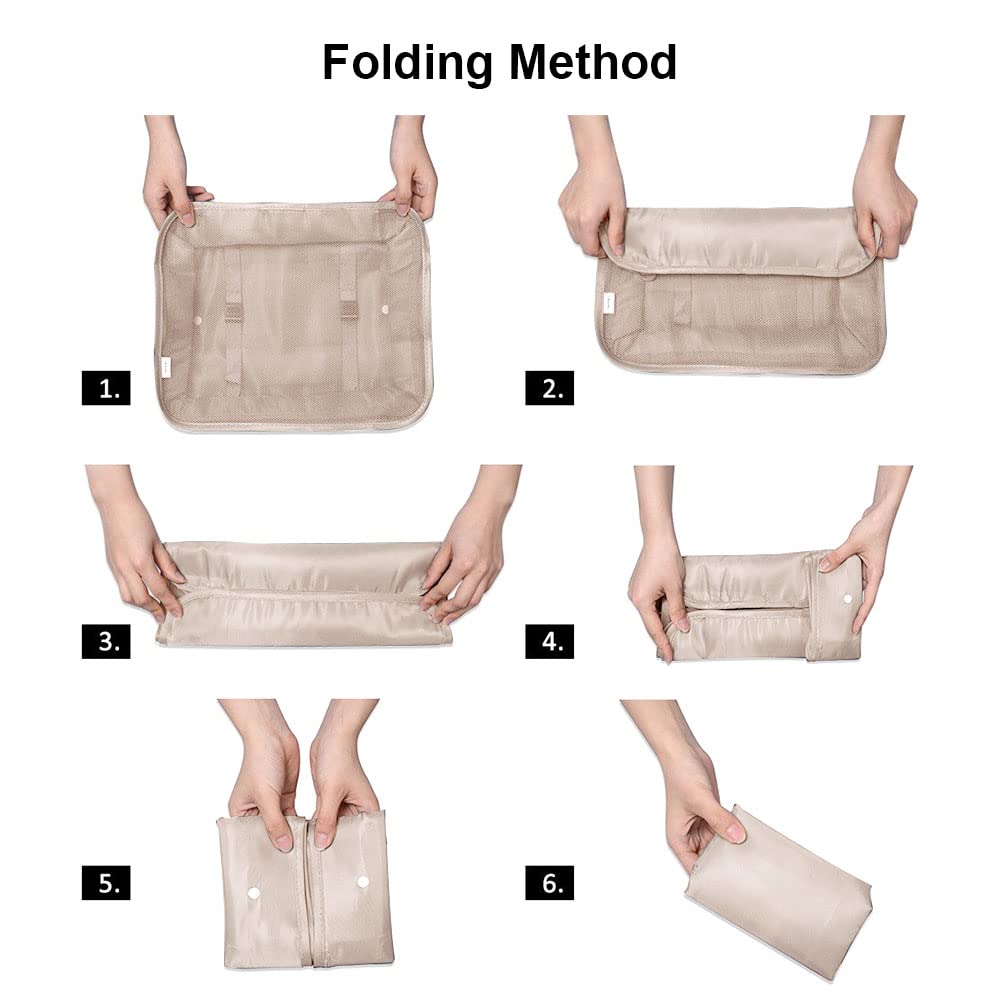 OSDUE Packing Cubes for Suitcase, 8PCS Thickening Travel Organiser Packing Bags Lightweight Travel Accessories Organizers Essentials Clothes Shoes Cosmetics Toiletries Storage Bags