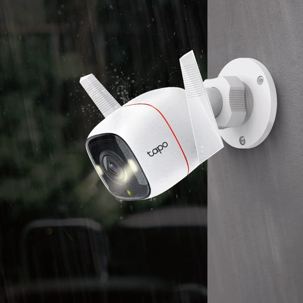Tapo C216 2K 3MP Pan/Tilt Indoor Outdoor Security Camera Spotlights Camera