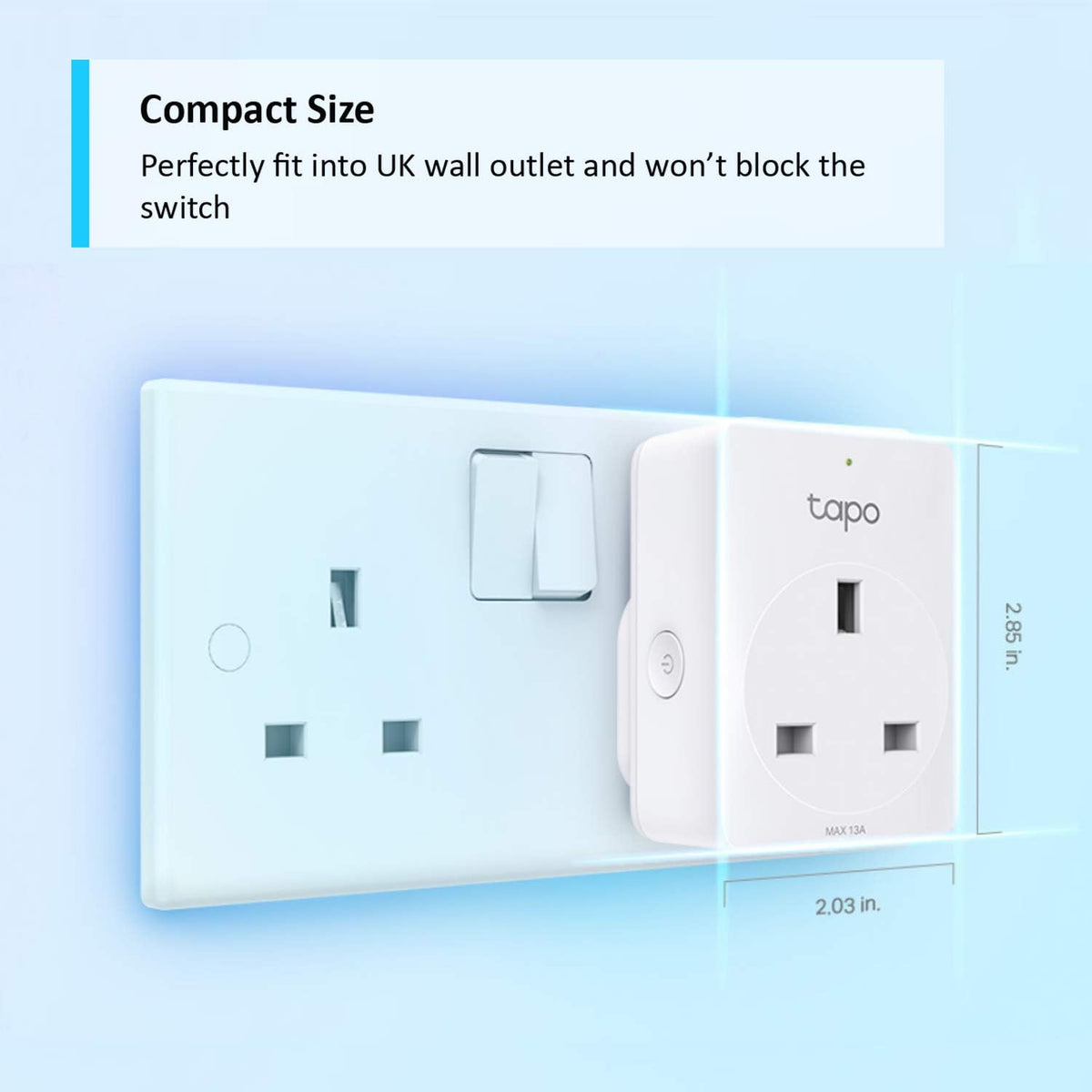 Tapo P100(4-pack) Smart Plug, Mini WiFi Plug Works with Alexa & Google