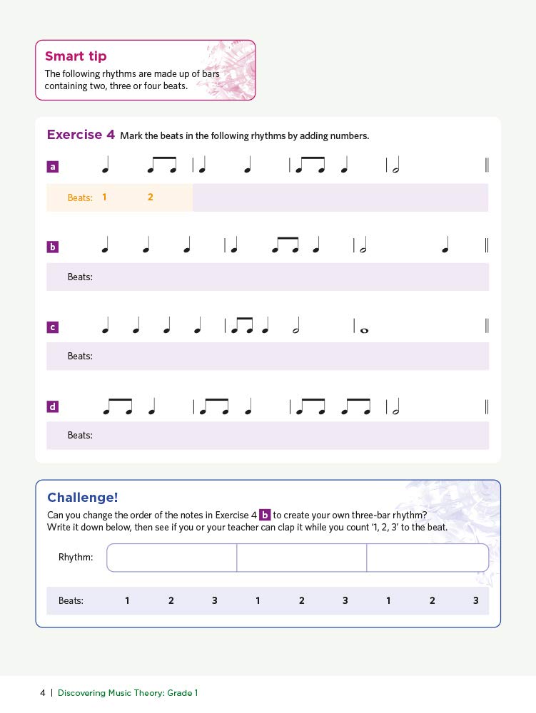 Discovering Music Theory, The ABRSM Grade 1 Workbook (Theory workbooks (ABRSM))