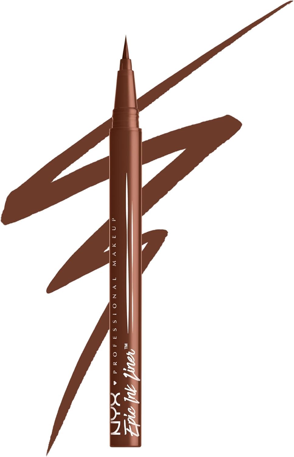 NYX Professional Makeup Eye Liner, Epic Ink Waterproof Liner, Black