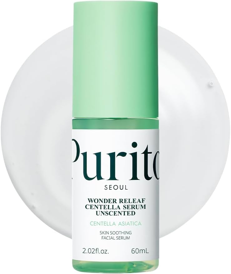 PURITO Centella Unscented Serum for Sensitive Skin, 60mL