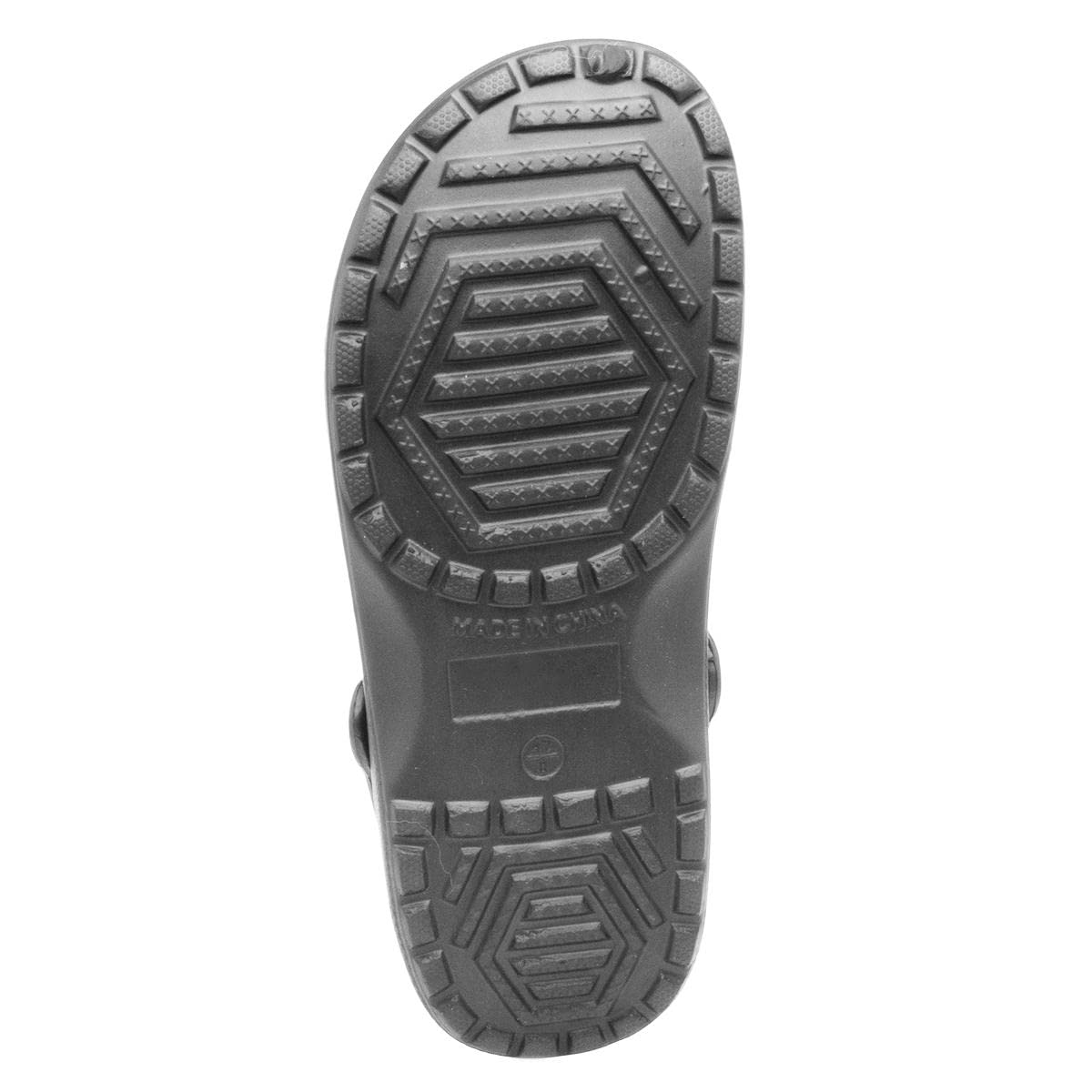 Shoe Zone - Adults Black Slip On EVA Clog Sandal