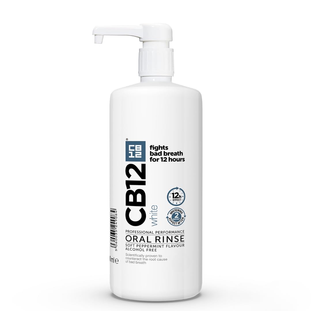 CB12 Whitening Mouthwash Alcohol Free for 12H Bad Breath Treatment 250ml