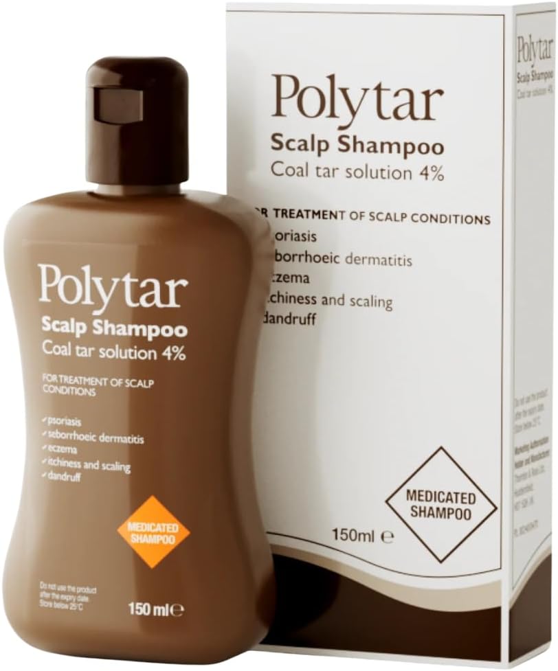 Polytar Scalp Shampoo, for Scalp Conditions, Reduces Itching, Inflammation and Scales