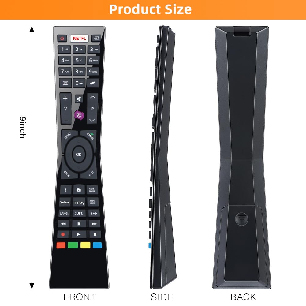 Gvirtue 【Pack of 2】Replacement Remote Control Compatible with Roku Box Model: Roku 1, Roku 2(HD, XD, XS), Roku 3, Roku LT, HD, XD, XDS, Roku N1, Roku Express, Roku Express+