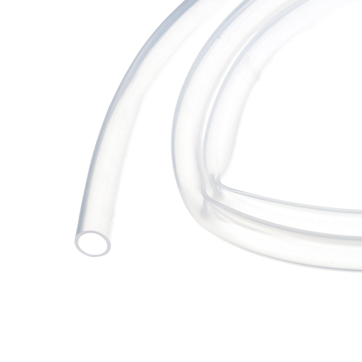 3.3ft Silicone Tubing 4mm ID 6mm OD Clear Industrial Plastic Tubing Pure Silicone Hoses for Pump Siphoning Draining Irrigation Brewing, 1/4"