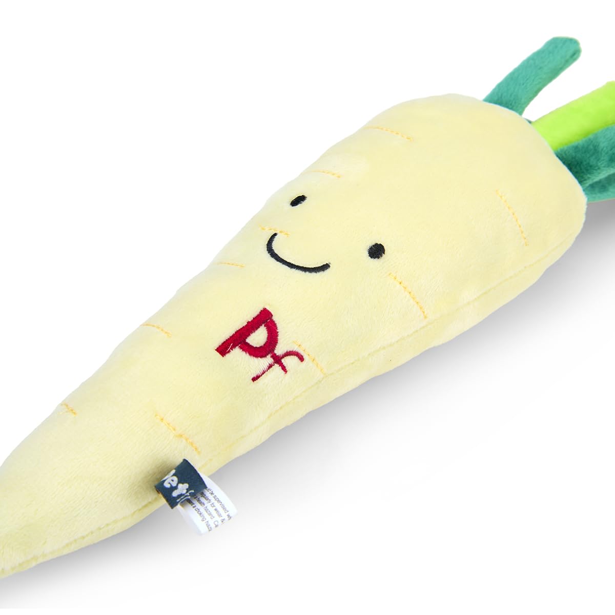 Petface Foodie Faces Fluffy Carrot Dog Toy