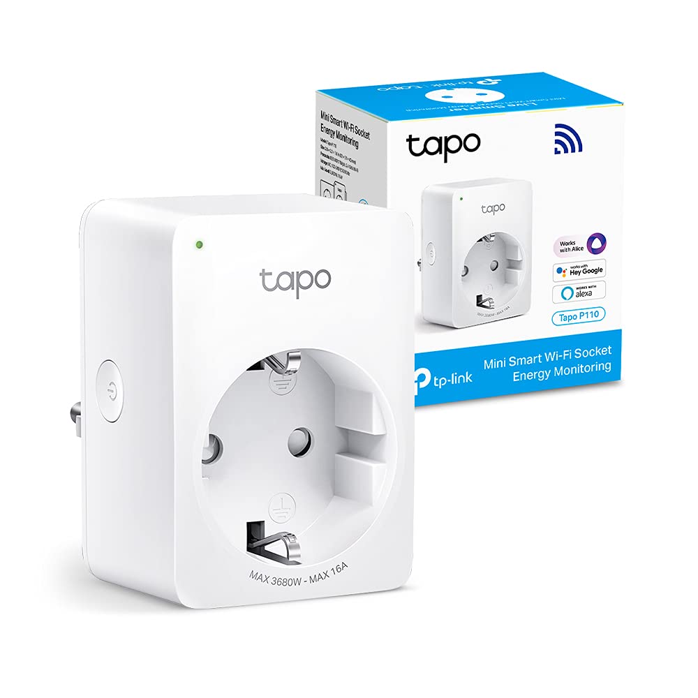 Tapo P100 2-Pack Smart Plug, Wi-Fi, App Remote Control, Voice Control with Alexa & Google, Away Mode, Scheduling & Timer, Device Sharing, Easy Set Up, Multiple Safety Guarantees